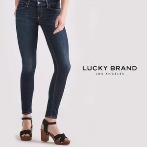 LUCKY BRAND "Stella" Skinny Jean - Lighter Wash Jean​​​​​​​​​​​​​​​​​